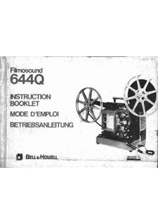 Bell and Howell 644 manual. Camera Instructions.